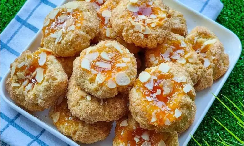 peach cobbler cookies