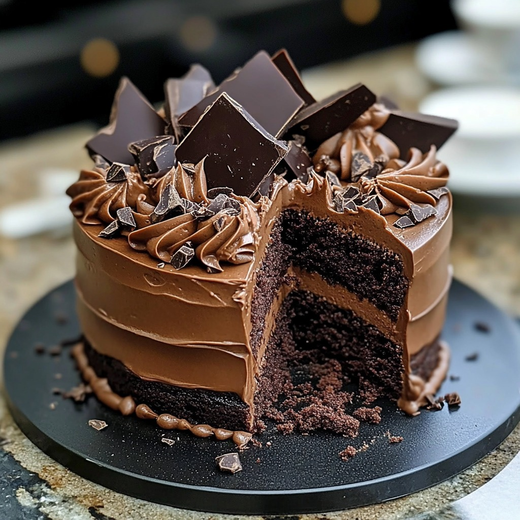 Triple Chocolate Cake 